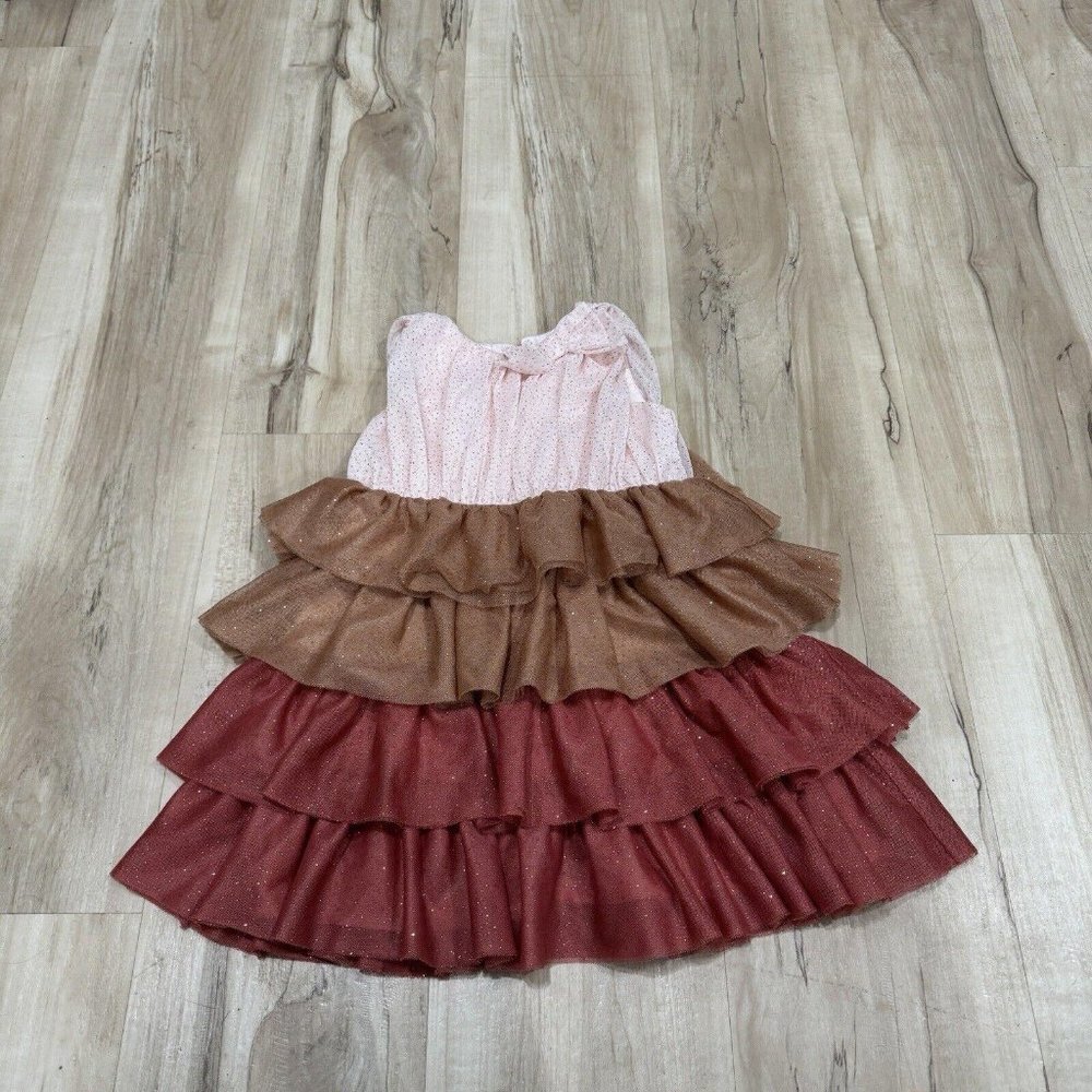 Janie and Jack‎ Kristian Loren Glitter Tulle Dress Toddler Girl’s Size 2T